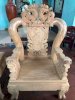 Bộ bàn ghế giả cổ rồng bát tiên gỗ cẩm vàng - Ảnh 3