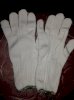 Găng tay len trắng viền xanh HP-GT05