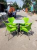 Ghế nhựa cafe Hoàng Trung Tín màu xanh lá - Ảnh 11