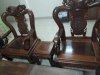 Bộ bàn ghế quốc đào gỗ gụ cột 9-MG04 