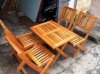 Bàn ghế gỗ cafe hgh-22