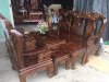 Bộ bàn ghế Minh Quốc đào gỗ xoan ta Đồ gỗ Đỗ Mạnh DM10