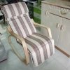 Ghế thư giãn bập bênh Mina Furniture CL-RELAX-V1 (Sọc Nâu Trắng)