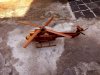 Mô hình máy bay trực thăng gỗ hương_small 0