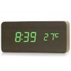Đồng hồ LED Khối gỗ (Wooden Digital Alarm Clock)