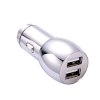 Tẩu sạc điện thoại 2 cổng USB cao cấp vỏ kim loại M7 trên ô tô_small 0