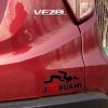 Tem decal I LOVE SUSHI dán trang trí xe Đen tim đỏ - Ảnh 4