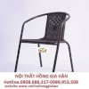 Bàn ghế mây nhựa cafe Hồng Gia Hân K27 - Ảnh 2