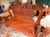 Bộ bàn ghế nghê đỉnh gỗ hương đỏ nam phi - Đồ gỗ Đỗ Mạnh - Ảnh 16