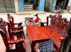 Bộ bàn ghế nghê đỉnh gỗ hương đỏ nam phi - Đồ gỗ Đỗ Mạnh - Ảnh 13