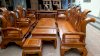 Bộ bàn ghế Tần Thủy Hoàng gỗ gõ đỏ tay 12 - Ảnh 10
