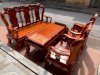 Bộ bàn ghế giả cổ minh quốc đào gỗ gụ lào Đồ gỗ Đỗ Mạnh - Ảnh 6