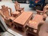 Bộ bàn ghế giả cổ nghê đỉnh gỗ hương đá - Ảnh 17