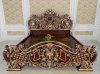 Giường ngủ cổ điển quý tộc gỗ gõ đỏ dát vàng VIP 2mx2.2m – GN99 - Đồ gỗ Sơn Đông_small 4