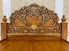 Giường ngủ cổ điển hoàng gia hoa hồng dát vàng Italia 1.8m x 2m GN0610 - Đồ gỗ Sơn Đông - Ảnh 15