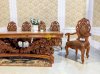 Bộ bàn ăn cổ điển hoàng gia luxury BBA120 - Đồ gỗ Sơn Đông_small 2