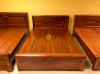 Giường ngủ cẩm lai trơn giá rẻ 1,6mx2m GCL001 - Đồ gỗ Sơn Đông - Ảnh 7