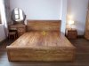 Giường ngủ gỗ hương đá trơn 1m6 GHD001 - Đồ gỗ Sơn Đông - Ảnh 7
