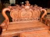 Bộ bàn ghế phòng khách nghê đỉnh tay 14 gỗ hương đá - Đồ gỗ Đỗ Mạnh - Ảnh 6