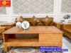Sofa nệm da thời thượng gỗ gõ đỏ 5M – BBG011 - Ảnh 8