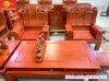 Bộ bàn ghế Tần thuỷ hoàng như ý trương voi gỗ hương đá 6 món - BBG771 - Ảnh 6