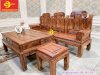 Bộ bàn ghế kim tượng trấn quốc gỗ cẩm lai xịn 6 món BBG074 - Ảnh 7