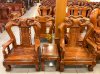 Bộ bàn ghế gỗ hương đào vân tuyển 6 món tay 12 Sơn Đông - Ảnh 3