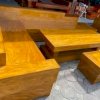 Bộ Sofa góc gỗ cẩm vàng - Ảnh 14
