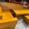 Bộ Sofa góc gỗ cẩm vàng - Ảnh 3
