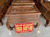 Bộ bàn ghế Tần Thuỷ Hoàng Gỗ Mun Đuôi Công Hàng - Ảnh 13