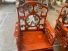 Bộ bàn ghế giả cổ kiểu móc mỏ gỗ hương đỏ lào - Ảnh 5