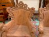 Bộ bàn ghế hoàng gia nguyên khối gỗ hương đá - Ảnh 19