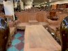 Bộ bàn ghế hoàng gia nguyên khối gỗ hương đá - Ảnh 13