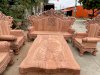 Bộ bàn ghế hoàng gia nguyên khối gỗ hương đá - Ảnh 8