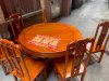 Bộ bàn ghế ăn kiểu bàn tròn gỗ gụ - Đồ gỗ Đỗ Mạnh - Ảnh 21