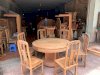Bộ bàn ghế ăn kiểu bàn tròn gỗ gụ - Đồ gỗ Đỗ Mạnh - Ảnh 5