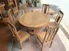 Bộ bàn ghế ăn kiểu bàn tròn gỗ gụ - Đồ gỗ Đỗ Mạnh - Ảnh 4