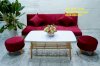 Sofa Giường Đỏ Đô vải Nhung 02 - Ảnh 5