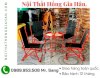Bộ bàn ghế cafe sắt xếp gọn Tp.HCM Hồng Gia Hân T1009 - Ảnh 2