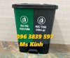 Thùng rác nhựa 2 ngăn 20 lít đạp chân phân loại rác_small 1
