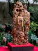 Tượng gỗ Bái Phật trên nền gỗ lũa _ Mỹ nghệ Âu Lạc - Ảnh 4