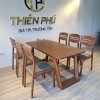 Bộ bàn ăn gỗ 6 ghế bọc nệm cao cấp TP24 - Ảnh 3