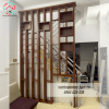 50+ Lam gỗ đẹp trang trí nội thất cầu thang phòng khách - Ảnh 2