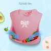 Miraclebaby - COMBO 2 SET yếm ăn dặm silicon có máng - Ảnh 2