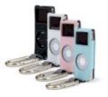 Túi đựng cho Ipod nano bằng da cao cấp (Pink//White/Black/Blue) Carabiner Case A24 - F8Z057