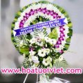 Hoa lan - cúc trắng HTL0806