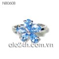 NB060B - Nhẫn bạc đá 