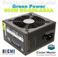 COOLER MASTER RS-600-ASAA ATX Form Factor 12V V2.2 / SSI standard EPS 12V V2.91 600 Watts Continuous Power Supply - Retail