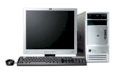 Máy tính Desktop HP-Compaq DX7400(GD385AV) (Intel Core 2 Duo E4500(2.2GHz, 2MB L2 Cache, 800MHz FSB), 1GB DDR2 667MHz, 80GB SATA HDD, Windows XP Professional) CRT 17inch