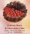 8 - Straw Berry & Chocolate Cake